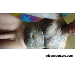 Tattooed from head to tow make escort beautiful man top - m4m - 40 - Portland OR